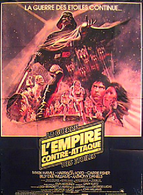 The Empire Strikes Back Original 1980 French Grande Movie Poster