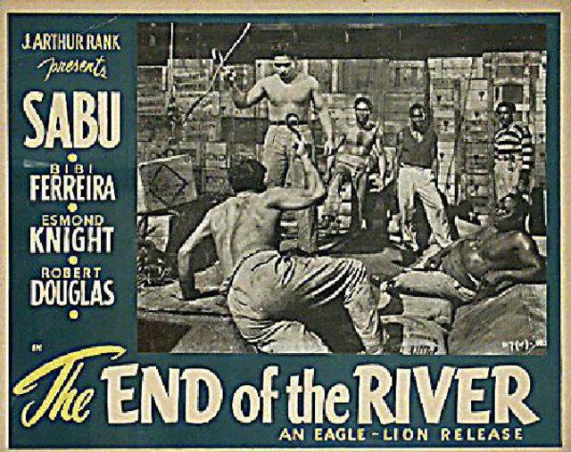 The End of the River Original 1947 U.S. Scene Card