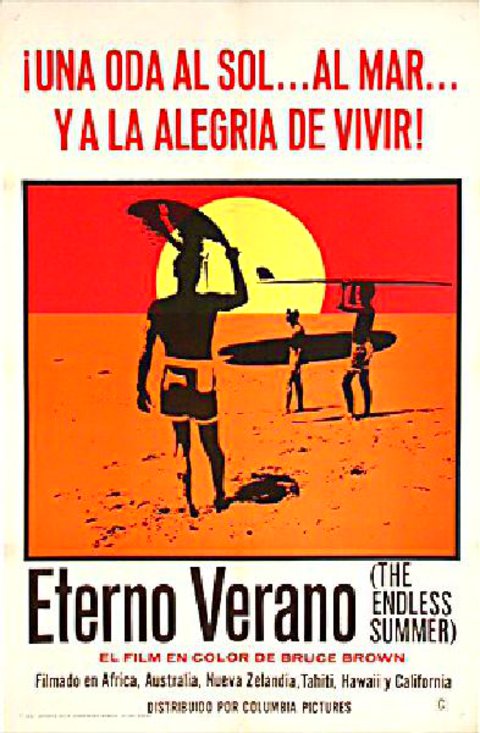 The Endless Summer Original 1968 U.S. One Sheet Movie Poster