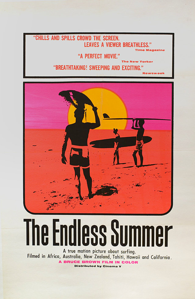 The Endless Summer Original 1966 U.S. One Sheet Movie Poster