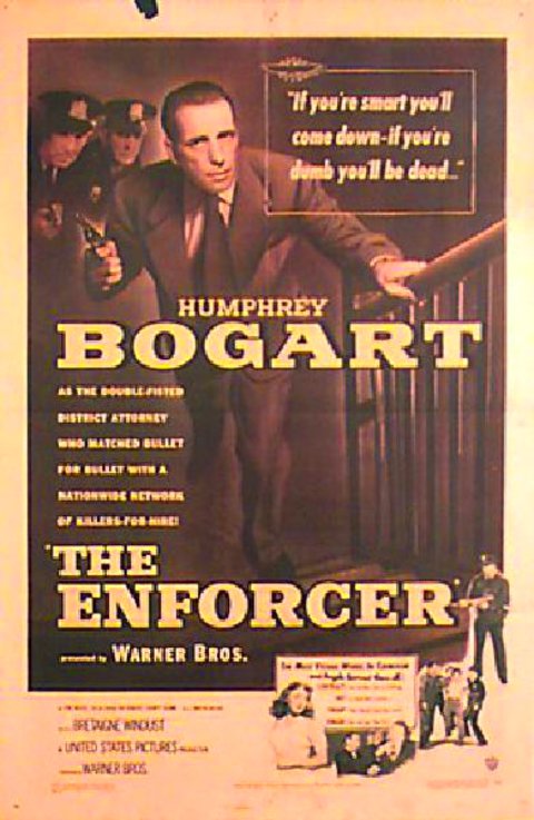 The Enforcer Original 1951 U.S. One Sheet Movie Poster