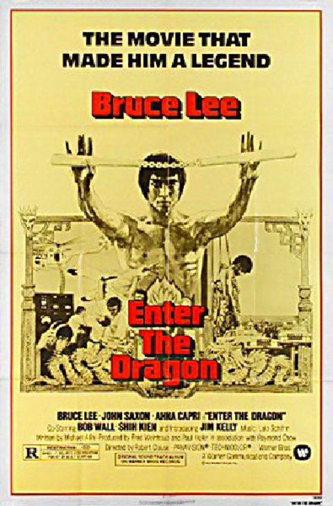 Enter the Dragon Original R1979 U.S. One Sheet Movie Poster