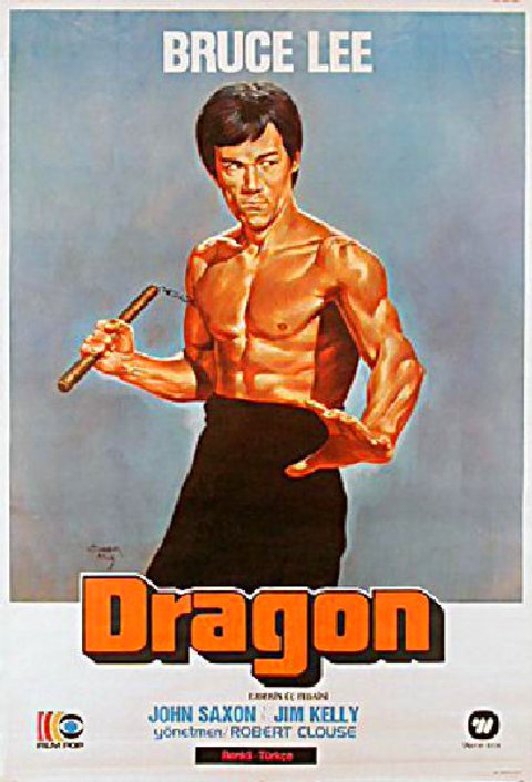 Enter the Dragon Original 1973 Turkish B1 Movie Poster