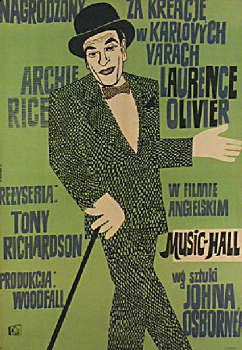 The Entertainer 1961 Polish A1 Poster