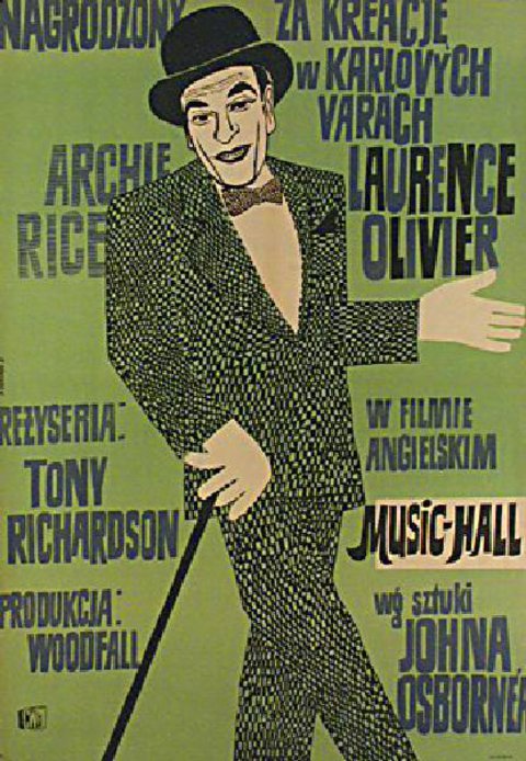 The Entertainer Original 1961 Polish A1 Movie Poster