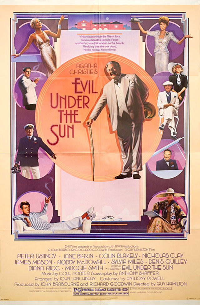 Evil Under the Sun Original 1982 U.S. One Sheet Movie Poster