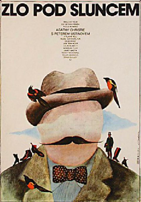 Evil Under the Sun 1982 Czech A3 Poster
