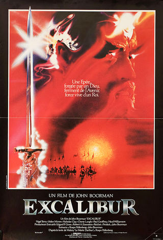 Excalibur Original 1981 French Petite Movie Poster