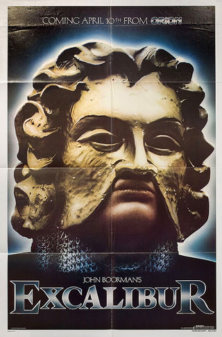 Excalibur Original 1981 U.S. One Sheet Movie Poster