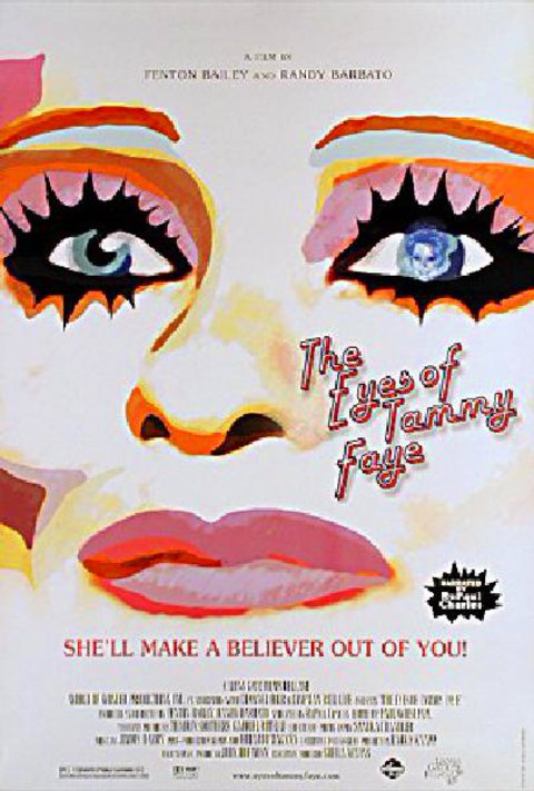 The Eyes of Tammy Faye Original 2000 U.S. One Sheet Movie Poster - The Eyes Of Tammy Faye 2000 Release Date