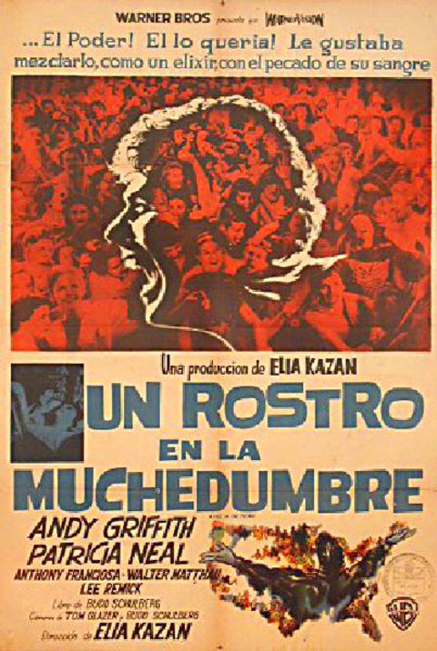 A Face in the Crowd Original 1957 Argentine Movie Poster