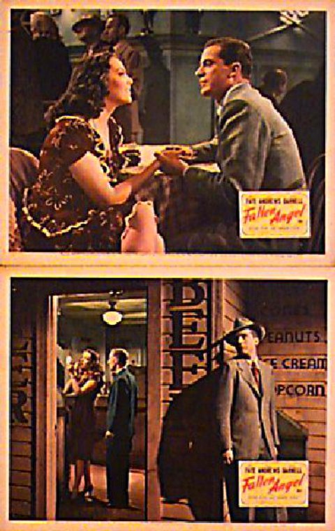Fallen Angel 1945 U.S. Scene Card Set of 4