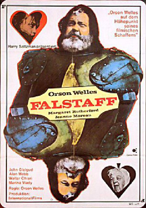 Falstaff - Chimes at Midnight Original 1966 German A1 Movie Poster