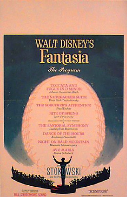 Fantasia Original R1950s U.S. Press Sheet