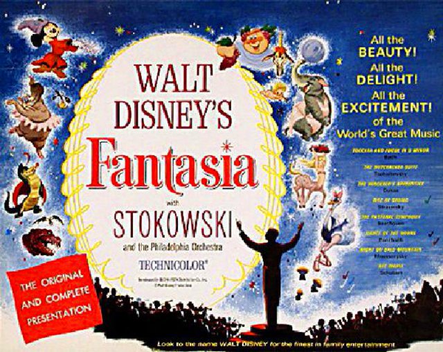판타지아 디즈니 포스터