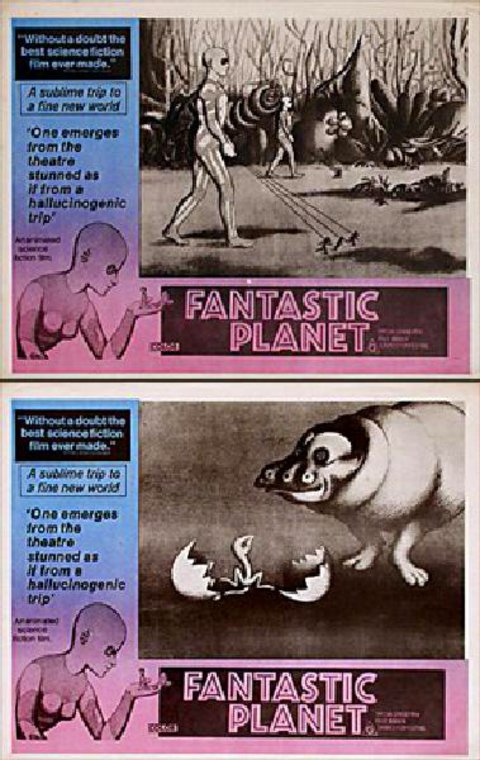 Fantastic Planet Original 1973 Australian Scene Card Set of 3
