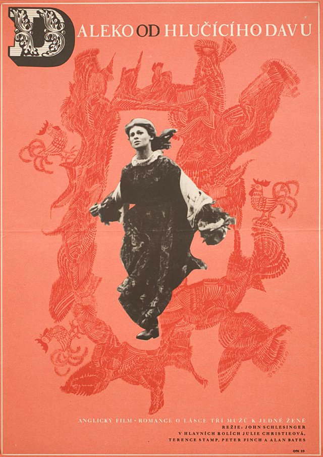 Far from the Madding Crowd 1961 Czech A3 Poster