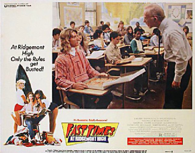 Fast Times At Ridgemont High Movie Poster – Rare Reproduction – US Made