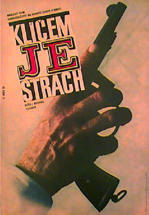 Fear Is the Key Original 1975 Czech A1 Movie Poster