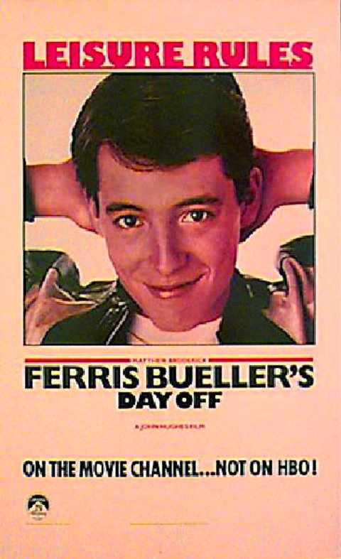 Ferris Bueller's Day Off Original 1987 U.S. One Sheet Movie Poster