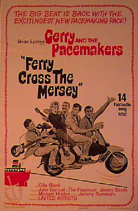 Ferry Cross the Mersey Original 1965 U.S. One Sheet Movie Poster