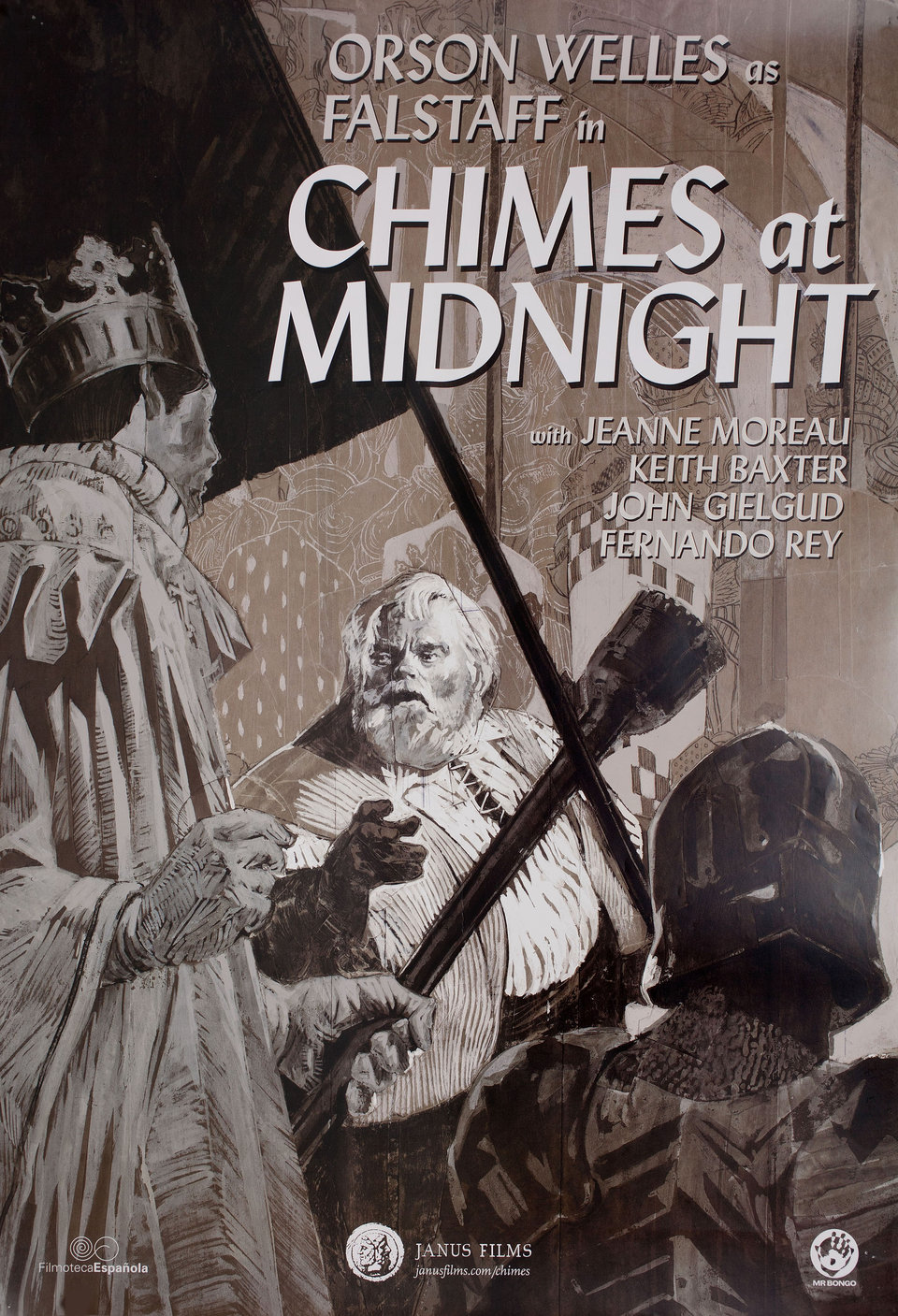 Falstaff - Chimes at Midnight Original R2016 U.S. One Sheet Movie Poster