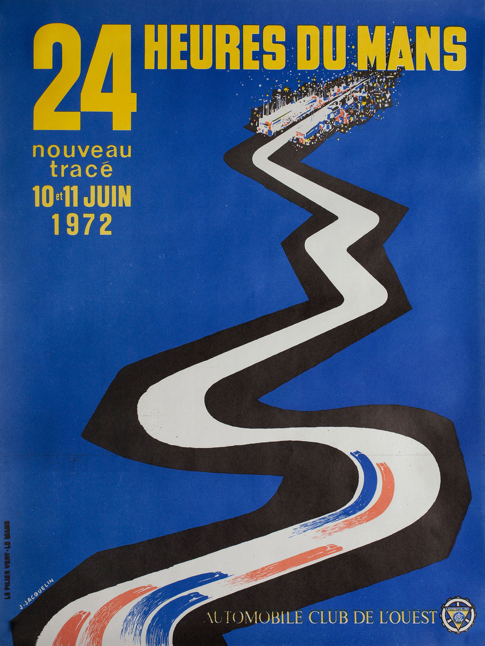 Le Mans Original 1972 French A2 Poster