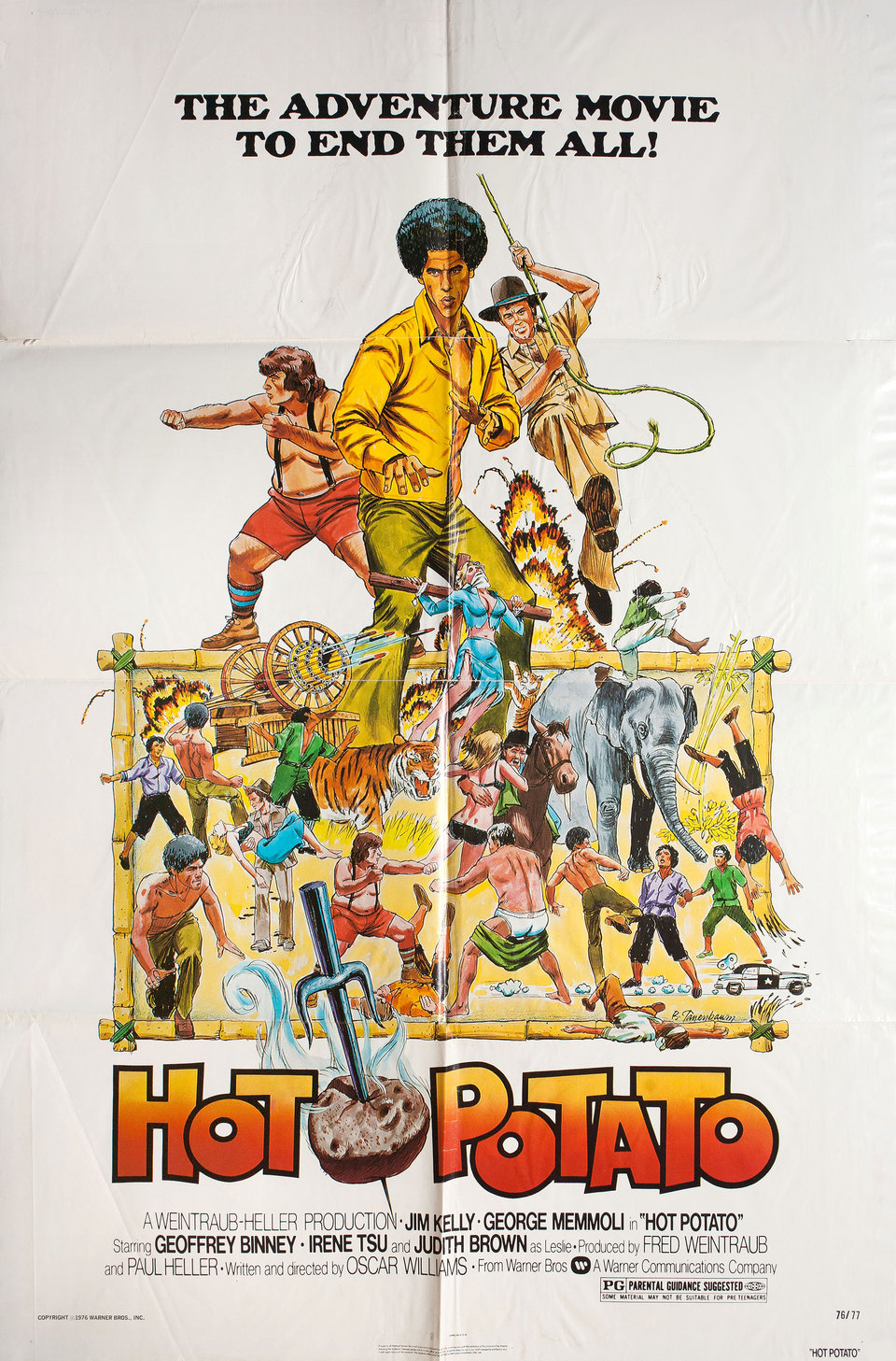 Hot Potato Original 1976 U.S. One Sheet Movie Poster