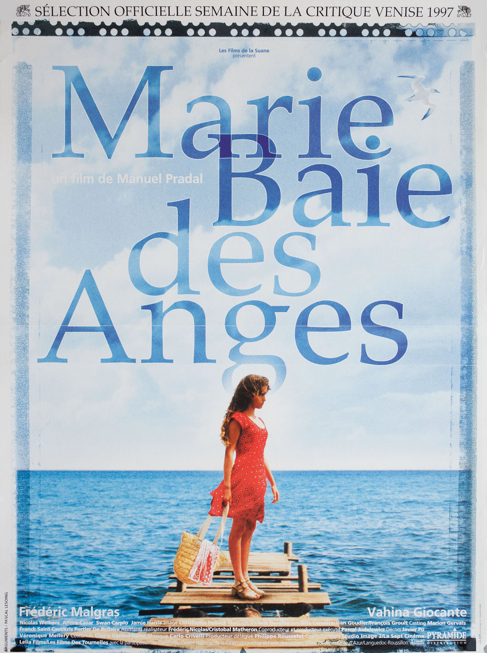 Marie from the Bay of Angels Original 1997 French Petite Movie Poster