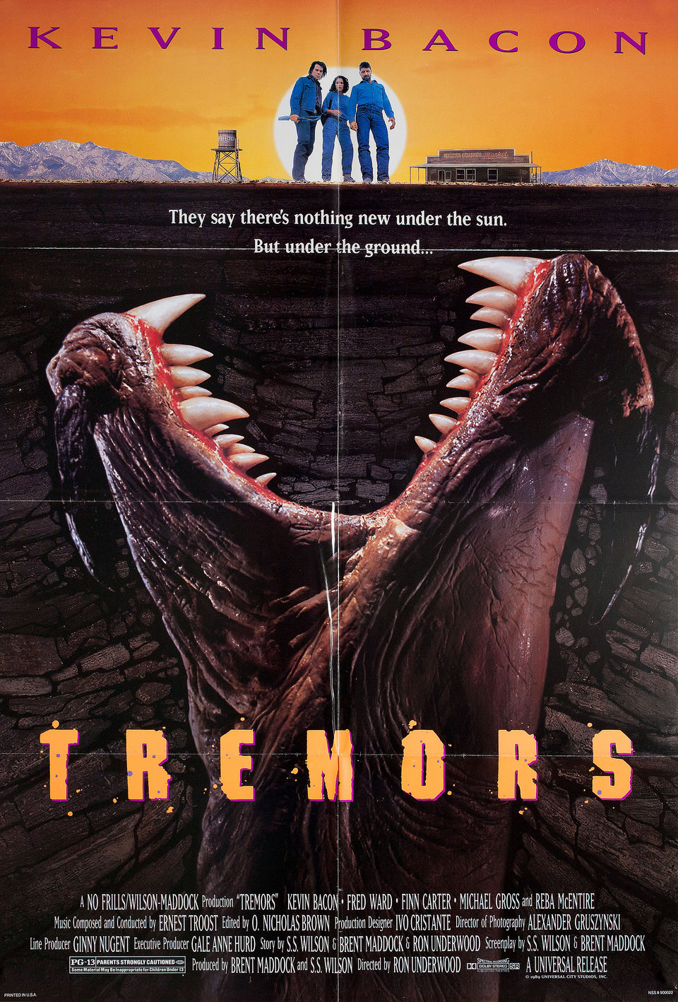 Tremors Original 1990 U.S. One Sheet Movie Poster
