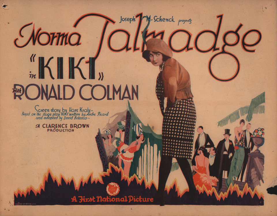 Kiki Original 1926 U.S. Title Card