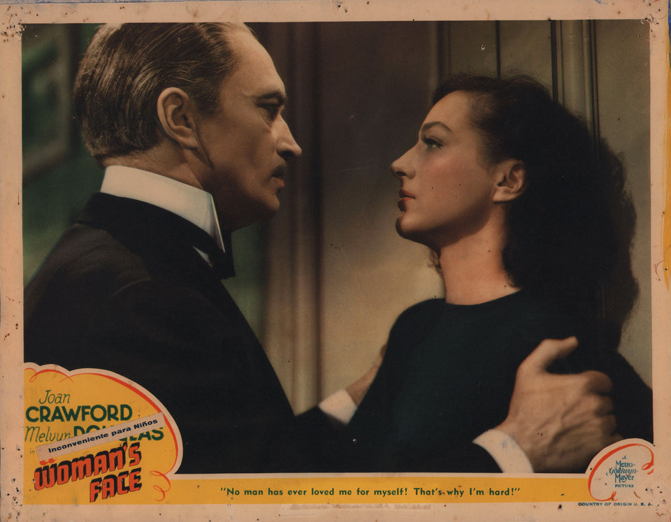 A Woman's Face Original 1941 U.S. Scene Card