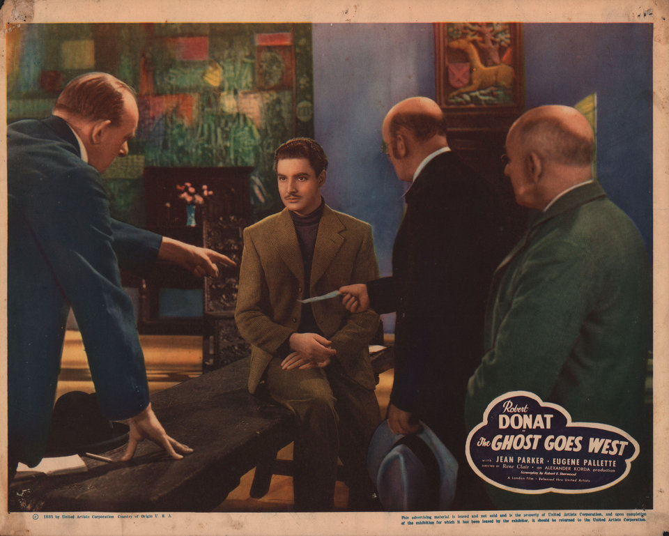 The Ghost Goes West 1935 U.S. Scene Card