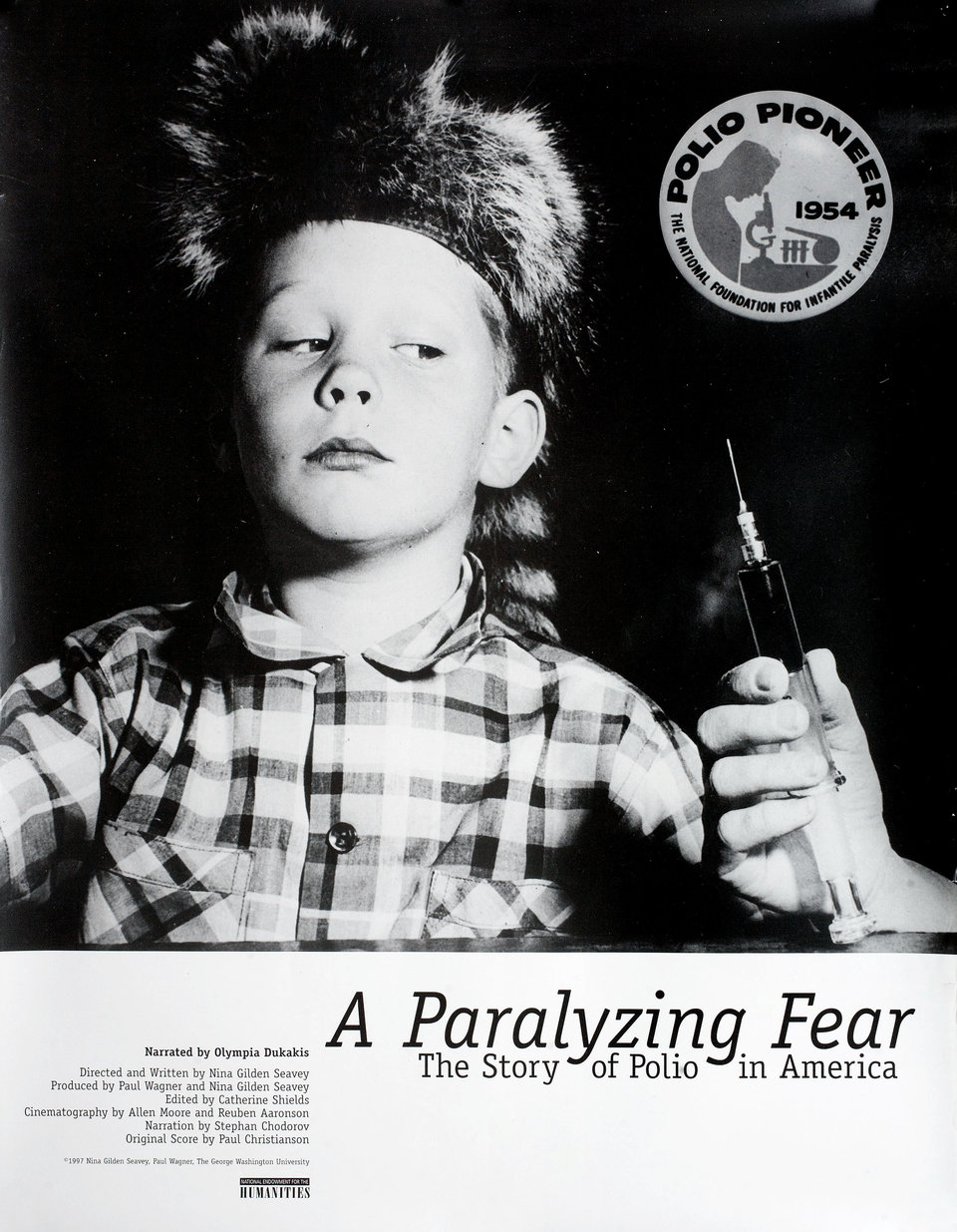 A Paralyzing Fear: The Story of Polio in America Original 1998 U.S. Mini Movie Poster