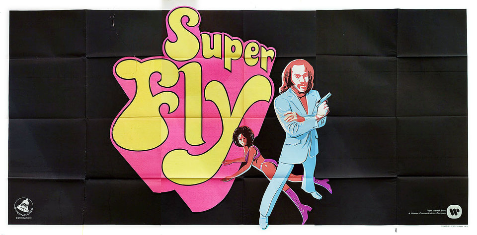Superfly Original 1972 Italian Large Movie Poster