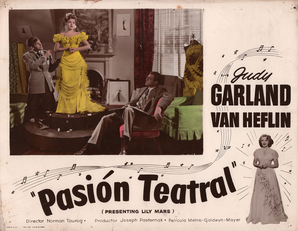 Presenting Lily Mars Original 1943 U.S. Scene Card