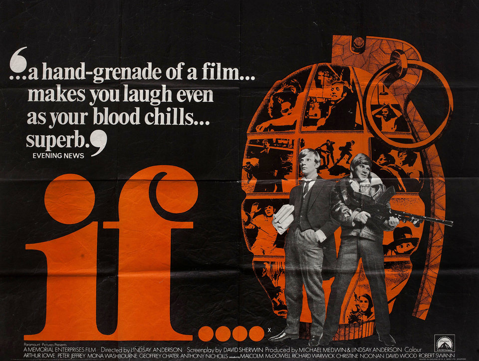 If.... Original 1969 British Quad Movie Poster