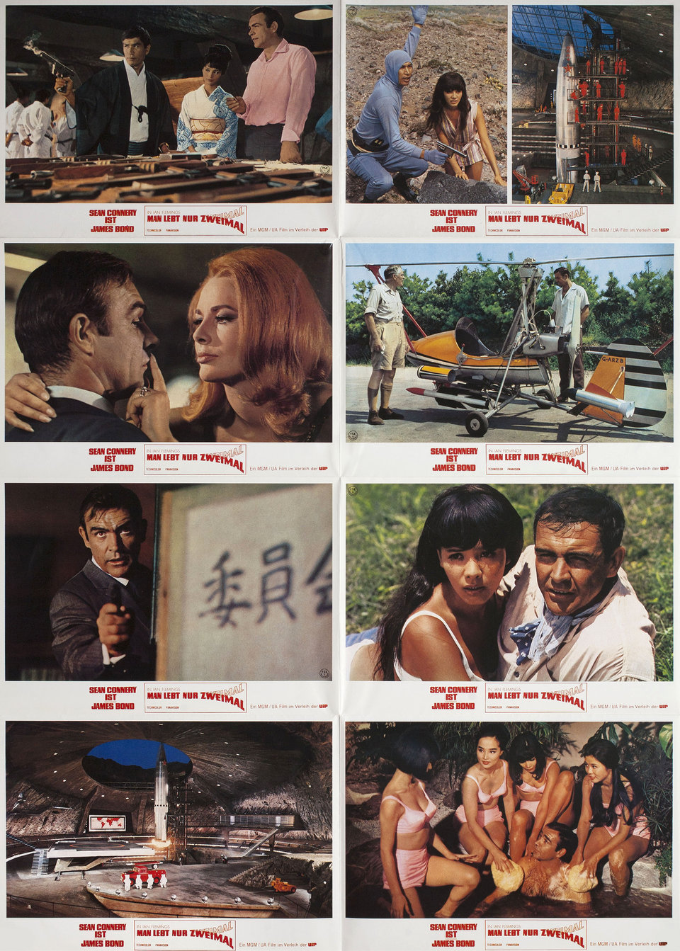 You Only Live Twice Original R1990s German Lobby card poster