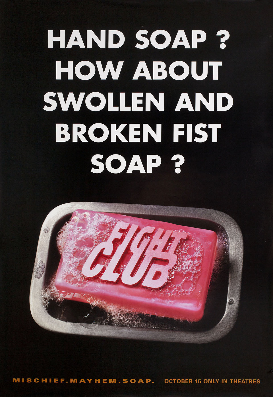 Fight Club Original 1999 U.S. One Sheet Movie Poster