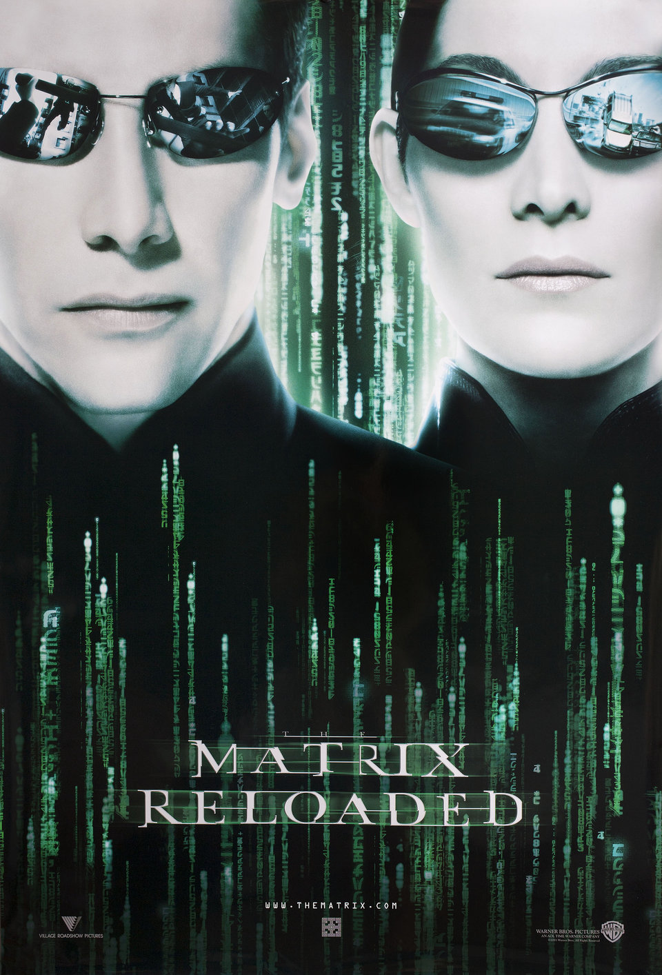 The Matrix Reloaded Original 2003 U.S. One Sheet Movie Poster