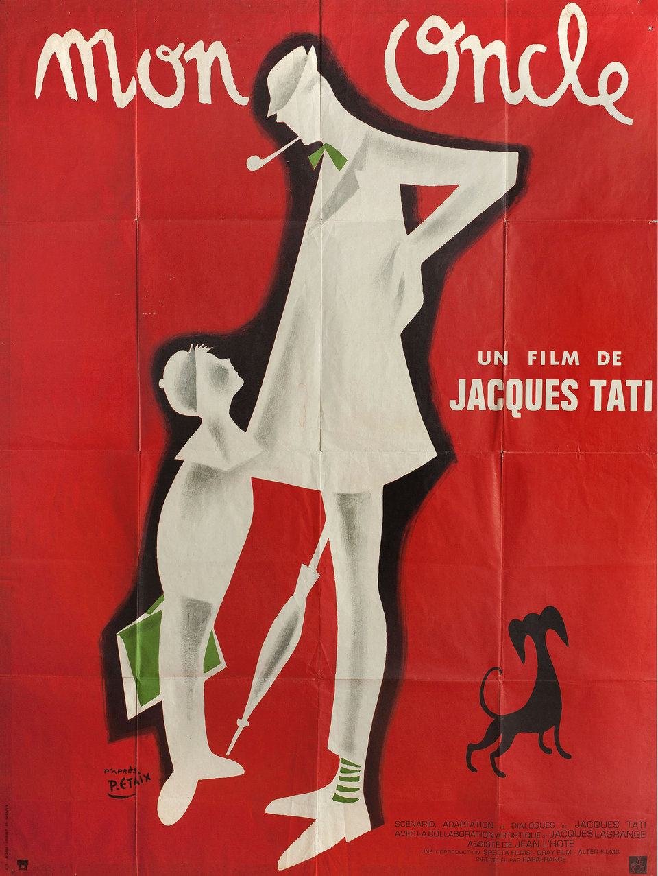 Mon Oncle Original R1970s French Grande Movie Poster