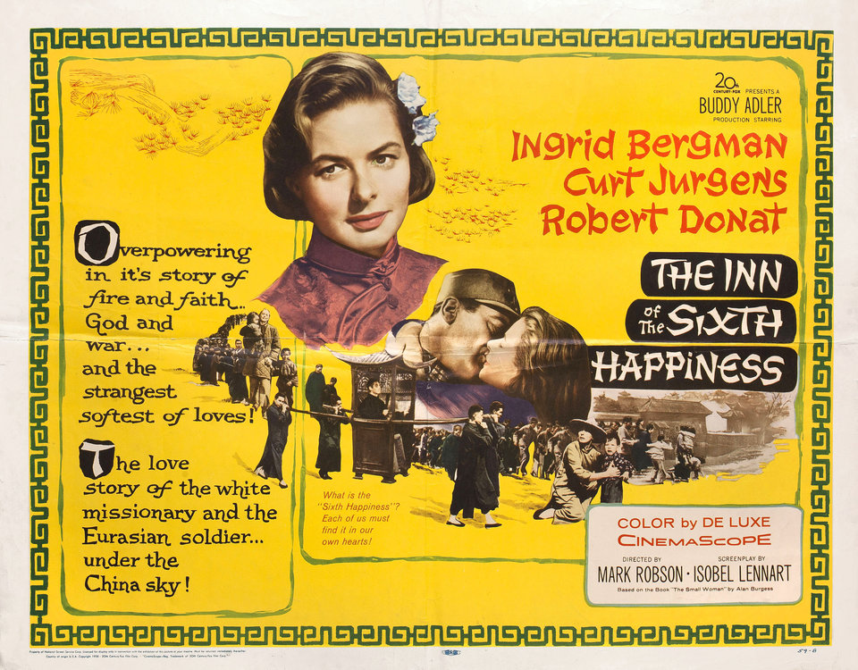 The Inn of the Sixth Happiness Original 1959 U.S. Half Sheet Movie Poster
