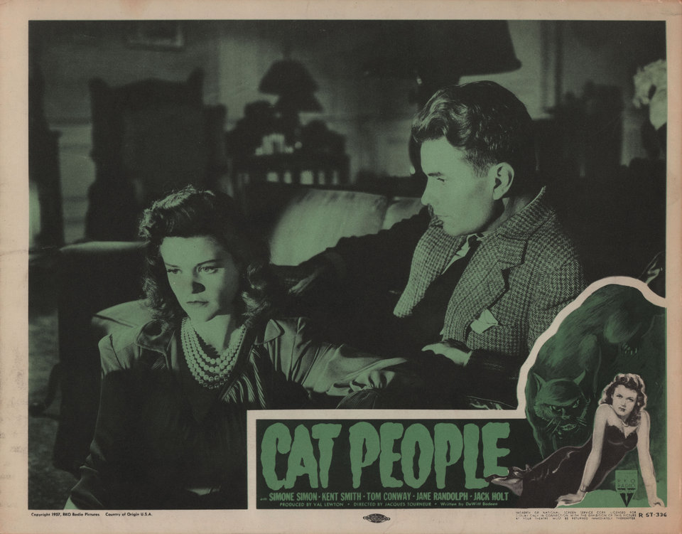 Cat People Original R1957 U.S. Scene Card