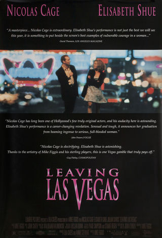 Leaving Las Vegas Original 1995 U.S. One Sheet Movie Poster