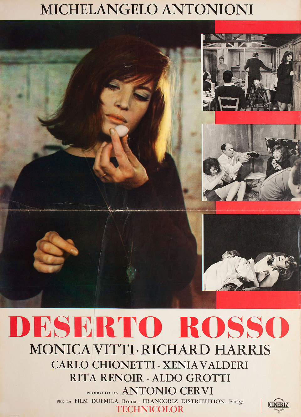 Red Desert Original 1964 Italian Foglio Movie Poster