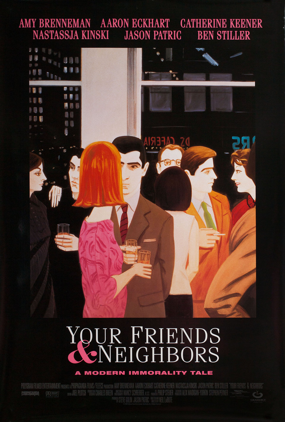 Your Friends & Neighbors Original 1998 U.S. One Sheet Movie Poster
