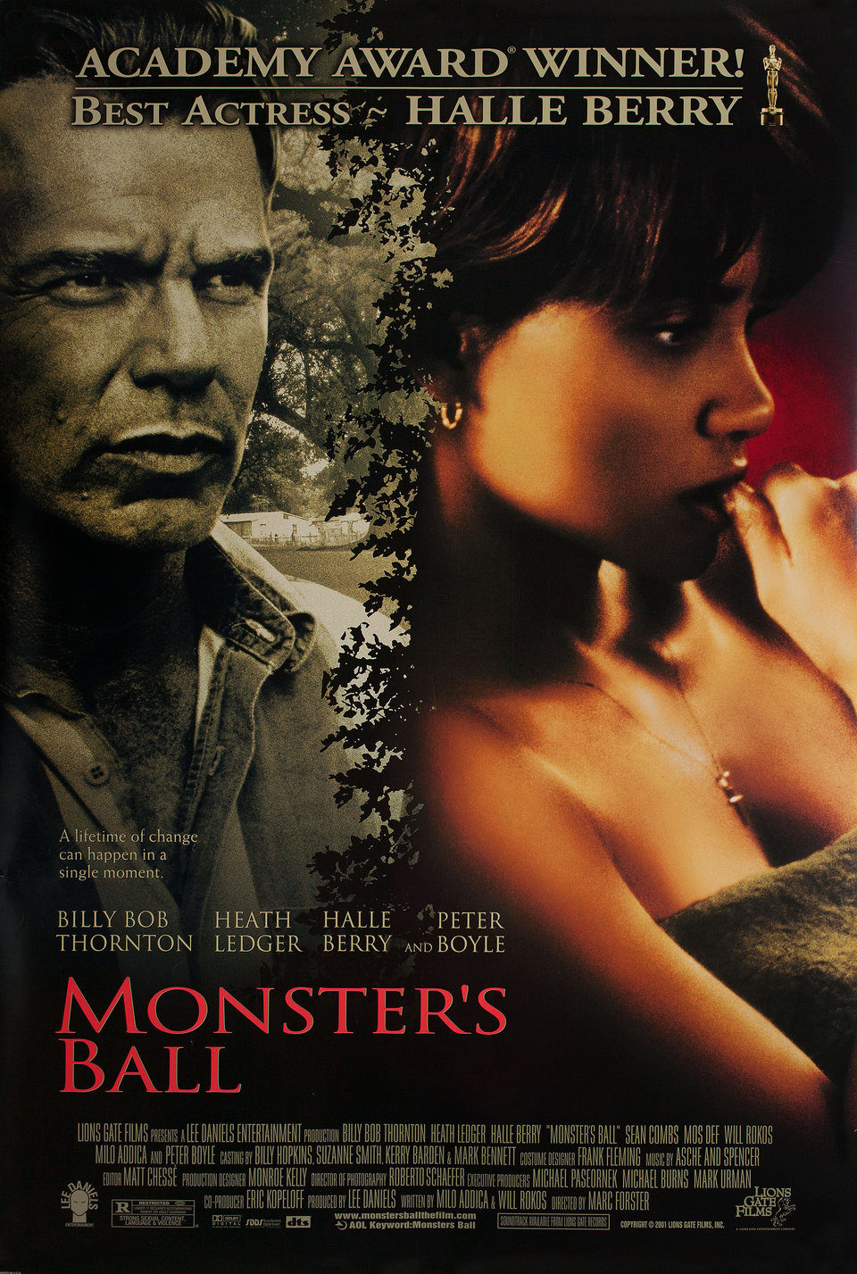 Monster's Ball Original 2001 U.S. One Sheet Movie Poster