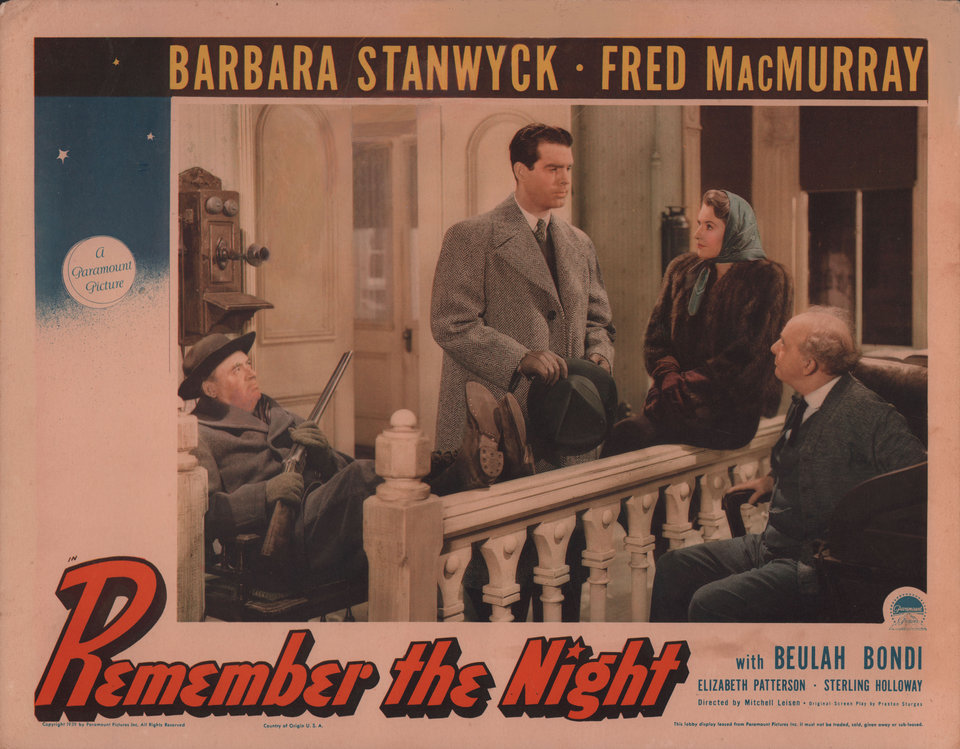 Remember the Night Original 1940 U.S. Scene Card