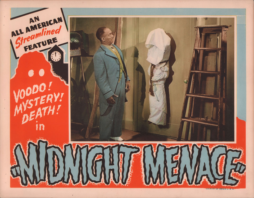 Midnight Menace Original 1946 U.S. Scene Card