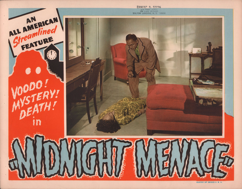 Midnight Menace Original 1946 U.S. Scene Card